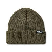 Ariat Mens 10063160 Ribbed Beanie - Olive Heather One Size Fits All