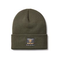 Ariat Mens 10063134 Rebar Watch Cap - Light Olive One Size Fits All