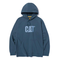 CAT Mens 1050024 Colorblock Raglan Hooded Sweatshirt - Orion Blue Large Regular