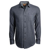 Timberland PRO Mens A1V49 Woodfort Midweight Flannel Work Shirt - Navy Heather Medium Regular