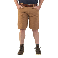 Jack Rivet Mens JR1002 Irondale Flex Canvas Utility Short - 11 Inch - Tobacco 34W