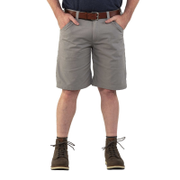 Jack Rivet Mens JR1002 Irondale Flex Canvas Utility Short - 11 Inch - Frost Grey 42W