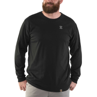 Jack Rivet Mens JR1009 Lined Long Sleeve T-Shirt - Black X-Large Tall