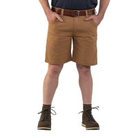 Jack Rivet Mens JR1003 Irondale Flex Canvas Utility Short - 9 Inch - Tobacco 36W