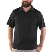 Jack Rivet Mens JR1008 Sparta Polo - Black X-Large Regular