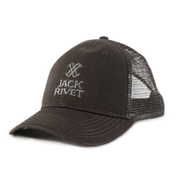 Jack Rivet Men's JR1037 Trucker Hat - Charcoal One Size Fits All