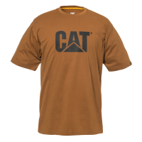 CAT Mens 1510305 Tm Logo T-Shirt - Bronze Medium Regular