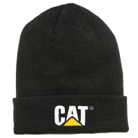 CAT Men's 1120117 Trademark Cuff Beanie - Black One Size Fits All