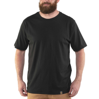 Jack Rivet Men's JR1010 Stockton Short Sleeve T-Shirt - Black Medium Regular