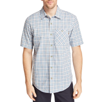 Timberland PRO Mens A1P17 Plotline Short Sleeve Work Shirt - Deep Pool Frye Island Small Regular