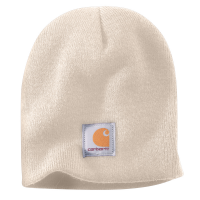 Carhartt Mens A205 Closeout Acrylic Beanie Cap - Winter White One Size Fits All