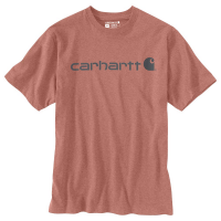 Carhartt Mens K195 Short Sleeve Logo T-Shirt - Feldspar Heather Medium Regular