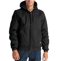 Timberland PRO Mens A1VB4 Gritman Canvas Hooded Jacket - Jet Black Small Regular