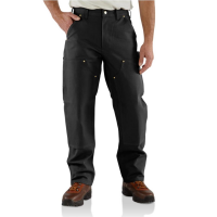 Carhartt | Men's B01 Double Front Work Pant | Black | 46W x 32L | Loose-Original Fit | 100% Cotton Duck | 12 Ounce | Dungarees