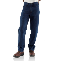 Carhartt Mens FRB100 Factory 2nd Flame-Resistant Straight Leg Relaxed Fit Jean - Denim 36W x 32L