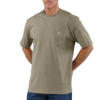 Carhartt | Men's K87 Factory 2nd Short Sleeve Pocket T-Shirt | Desert | 4X-Large Tall | Original Fit | 100% Cotton | 6.75 Ounce | Dungarees