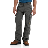 Carhartt | Men's 101148 Factory 2nd Force'Tappan Cargo Pant | Gravel | 40W x 32L | Relaxed Fit | 100% Ripstop Cotton | FastDry'Technology | Dungarees