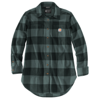 Carhartt  104974 Rugged Flex Relaxed Fit Midweight Flannel Long-Sleeve Plaid Tunic - Elm X-Large Regular