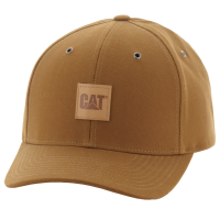 CAT Mens 1120252 Leather Patch Cap - Bronze One Size Fits All