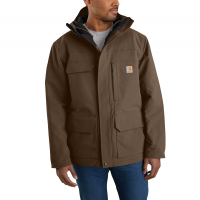 Carhartt Mens 105002 Super Dux Relaxed Fit Insulated Traditional Coat - Coffee X-Large Regular