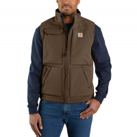Carhartt Mens 104999 Super Dux Relaxed Fit Sherpa-Lined Vest - Coffee 2X-Large Regular
