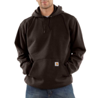 Carhartt Mens K121 Factory 2nd Midweight Hooded Sweatshirt - Dark Brown Large Regular
