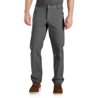 Carhartt Mens 103279 Rugged Flex Relaxed Fit Duck Dungaree - Gravel 28W x 30L