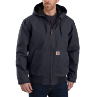 Carhartt Mens 104050 Factory 2nd J130 Washed Duck Active Jac - Navy 2X-Large Tall