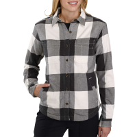 Carhartt  103239 Closeout Women's Rugged Flex Hamilton Fleece Lined Shirt - Natural Medium Regular