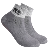 Timberland PRO Mens TB302350TD Full Cushion Midweight Quarter Sock 2-Pack - Gray X-Large