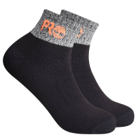 Timberland PRO Men's TB302350TD Full Cushion Midweight Quarter Sock 2-Pack - Black X-Large