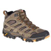 Merrell | Men's J06045 Moab 2 Vent Mid | Walnut | 14 M | Suede Leather and Mesh | Arch and Heel Support | Absorbs Shock | Dungarees