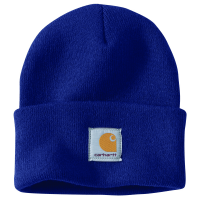 Carhartt | Men's A18 Factory 2nd Acrylic Watch Cap | Dusk Blue Heather | One Size Fits All | 100% Acrylic Knit | Beanie | Dungarees