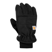 Carhartt  GL0781W Insulated Duck/Synthetic Leather Knit Cuff Glove - Black Large