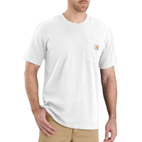 Carhartt Mens 103296 Factory 2nd Relaxed Fit Workwear Pocket T-Shirt - White Large Tall