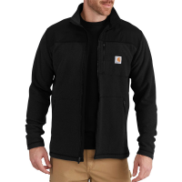 Carhartt Mens 102838 Fallon Full-Zip Sweater Fleece - Black X-Large Regular