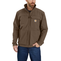 Carhartt Mens 105342 Super Dux Relaxed Fit Lightweight Mock-Neck Jacket  - Coffee 3X-Large Tall