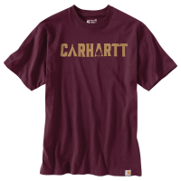 Carhartt Mens 105183 Relaxed Fit Heavyweight Short Sleeve Graphic T-Shirt - Port 4X-Large Regular