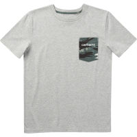 Carhartt  CA6264 Short-Sleeve Pocket T-Shirt - Boys - Gray Heather Large (14-16)