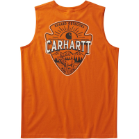 Carhartt  CA6240 Sleeveless Rugged Outdoor T-Shirt - Boys - Exotic Orange 3 Toddler