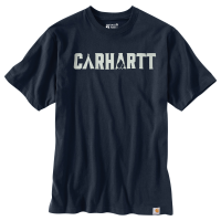 Carhartt Mens 105183 Relaxed Fit Heavyweight Short Sleeve Graphic T-Shirt - Navy 4X-Large Regular