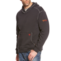 Ariat Mens 10014372 Flame-Resistant Polartec Hoodie - Black Small Regular