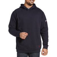 Ariat Mens 10032830 Flame-Resistant Rev Pullover Hoodie - Navy 2X-Large Tall