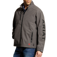 Ariat Men's 10027870 Flame-Resistant Team Logo Jacket - Iron Gray Large Regular
