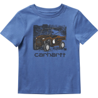 Carhartt  CA6257 Short-Sleeve Trail Runner T-Shirt - Boys - Bright Cobalt 4 Child