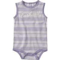 Carhartt  CA9855 Stripe Tank Bodysuit - Girls - Lavender Fog 12 Months