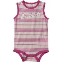 Carhartt  CA9855 Stripe Tank Bodysuit - Girls - Strawberry Cream 18 Months