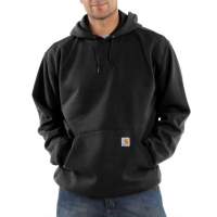 Carhartt Mens K121 Midweight Hooded Sweatshirt - Black 4X-Large Tall