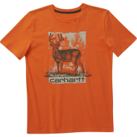 Carhartt  CA6263 Short-Sleeve Deer T-Shirt - Boys - Exotic Orange Large (14-16)