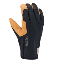 Carhartt Mens GD0792M Gore-Tex Infinium Synthetic Leather Secure Cuff Glove - Black / Barley Small